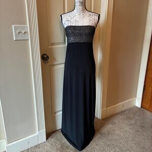 Venus Women's Black and Silver Dress
